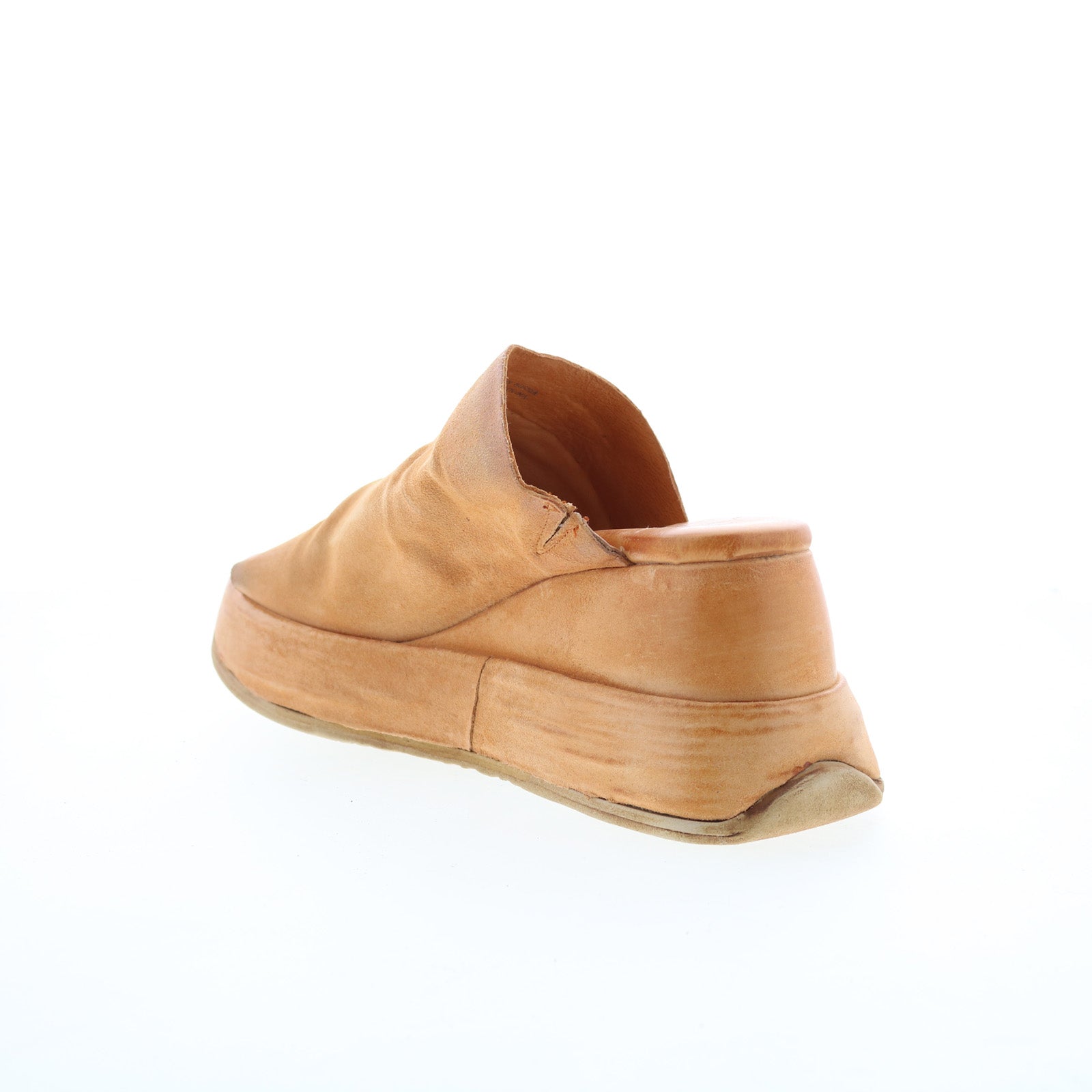 Rafe Womens Brown Leather Slip On Platform Sandals Shoes