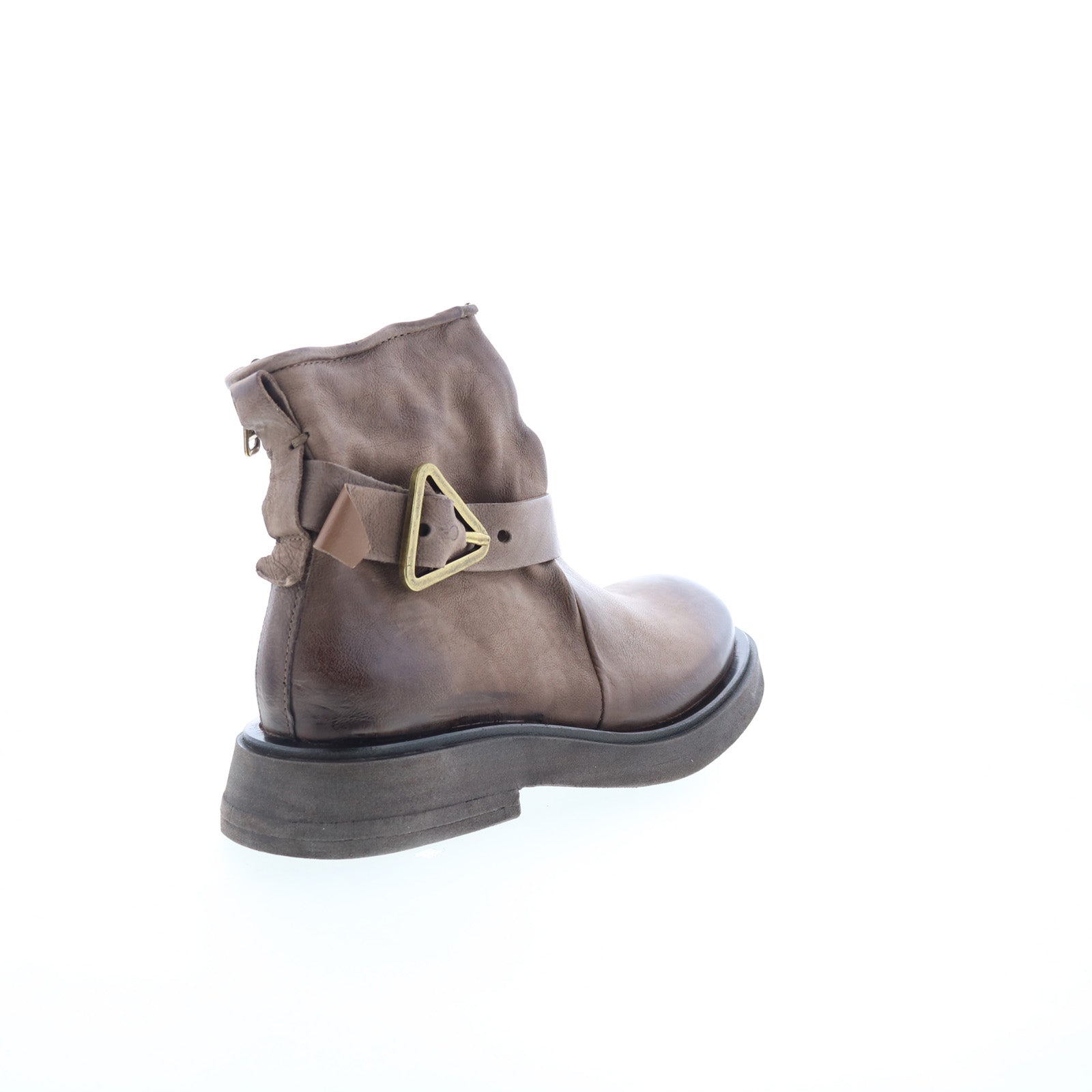 Roan Womens Brown Leather Zipper Casual Dress Boots