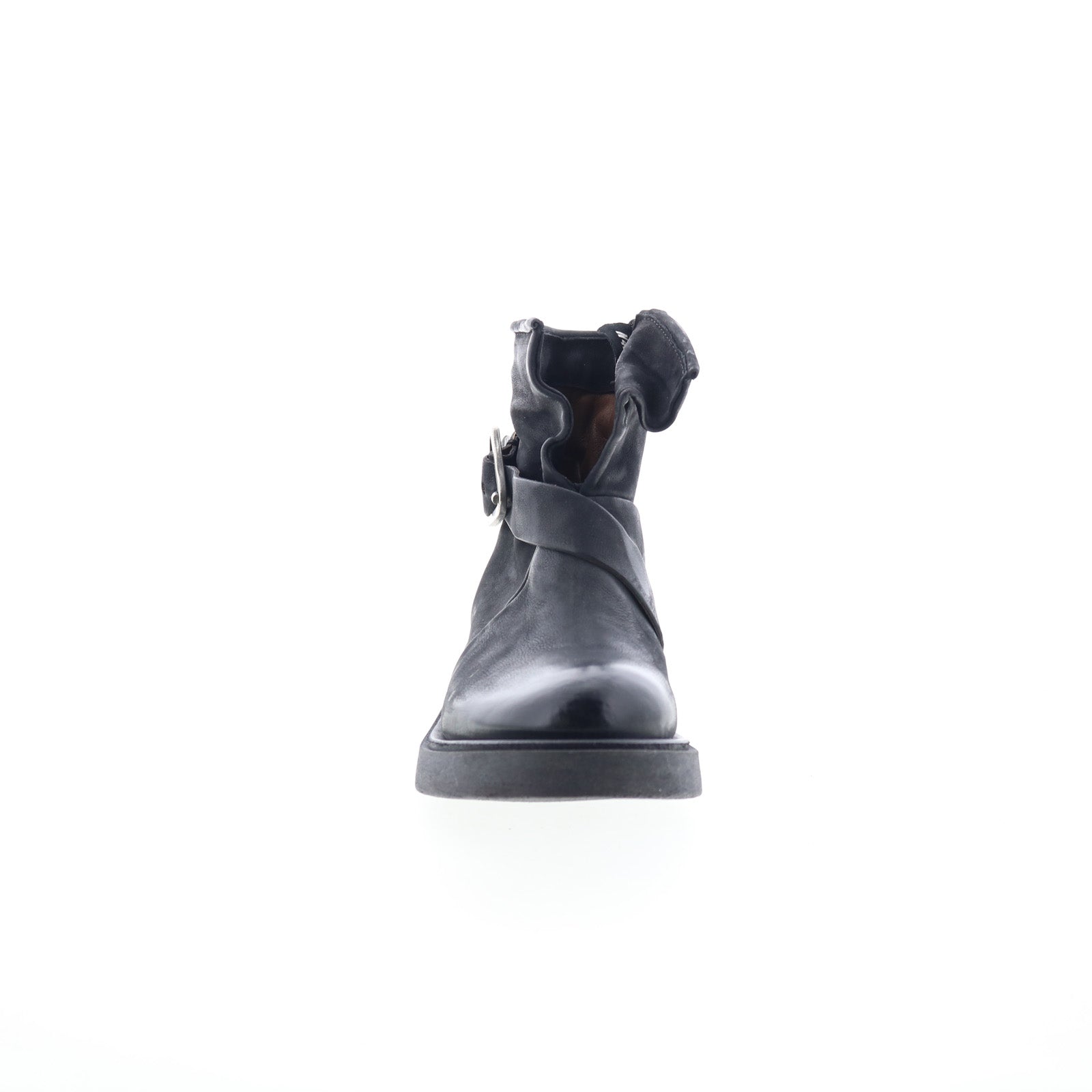 Roan Womens Black Leather Zipper Casual Dress Boots