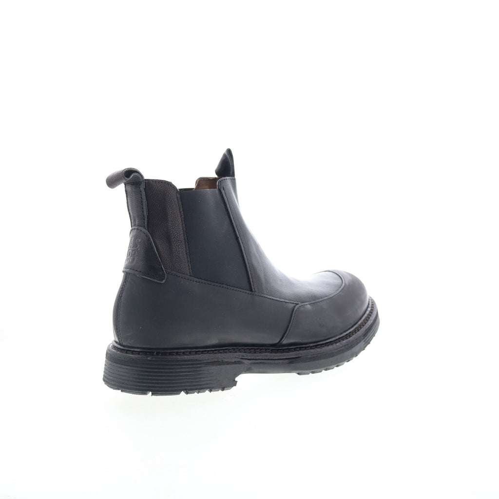 Ronny Mens Black Synthetic Slip On Chelsea Boots