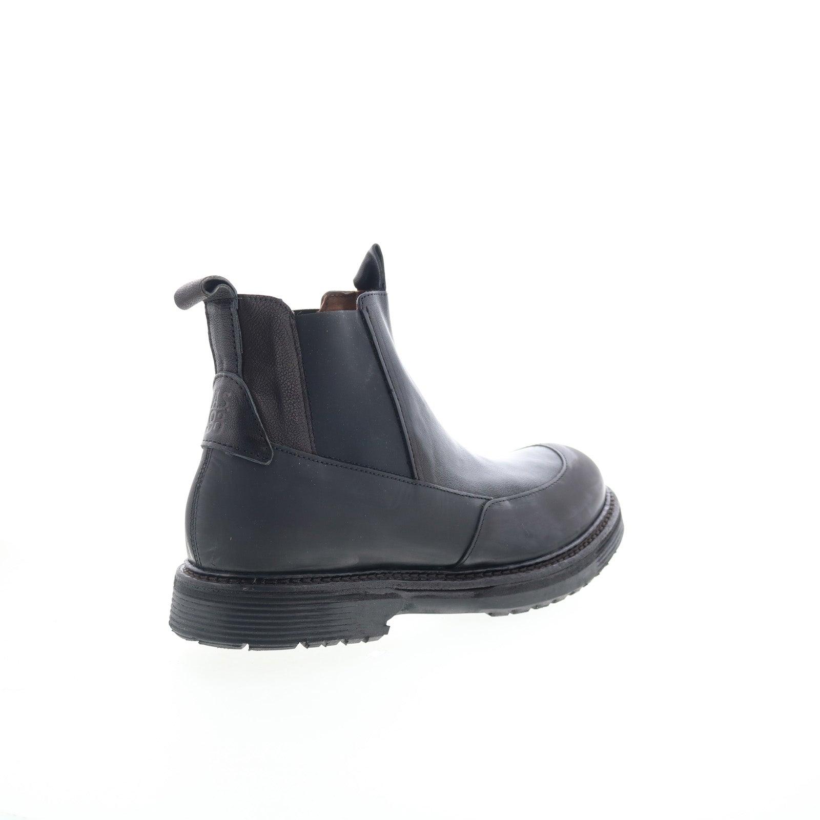 Ronny Mens Black Synthetic Slip On Chelsea Boots