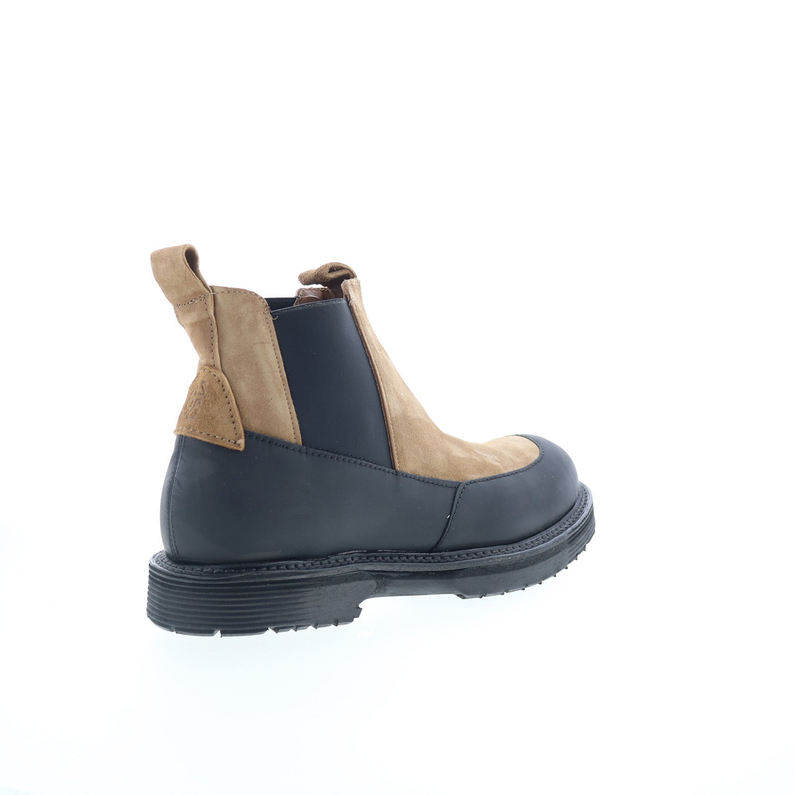 Ronny Mens Brown Synthetic Slip On Chelsea Boots