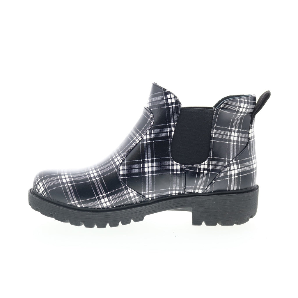 Alegria Rowen ROW-7610 Womens Black Leather Slip On Chelsea Boots