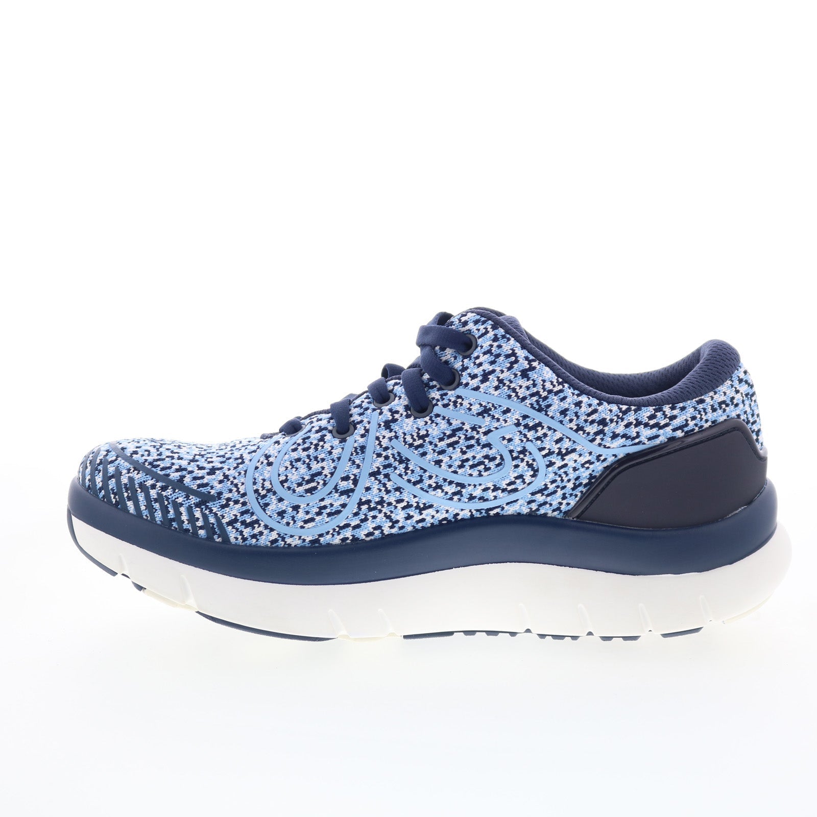 Alegria Roll On RRR2-7621 Womens Blue Wide Canvas Lifetsyle Sneakers Shoes