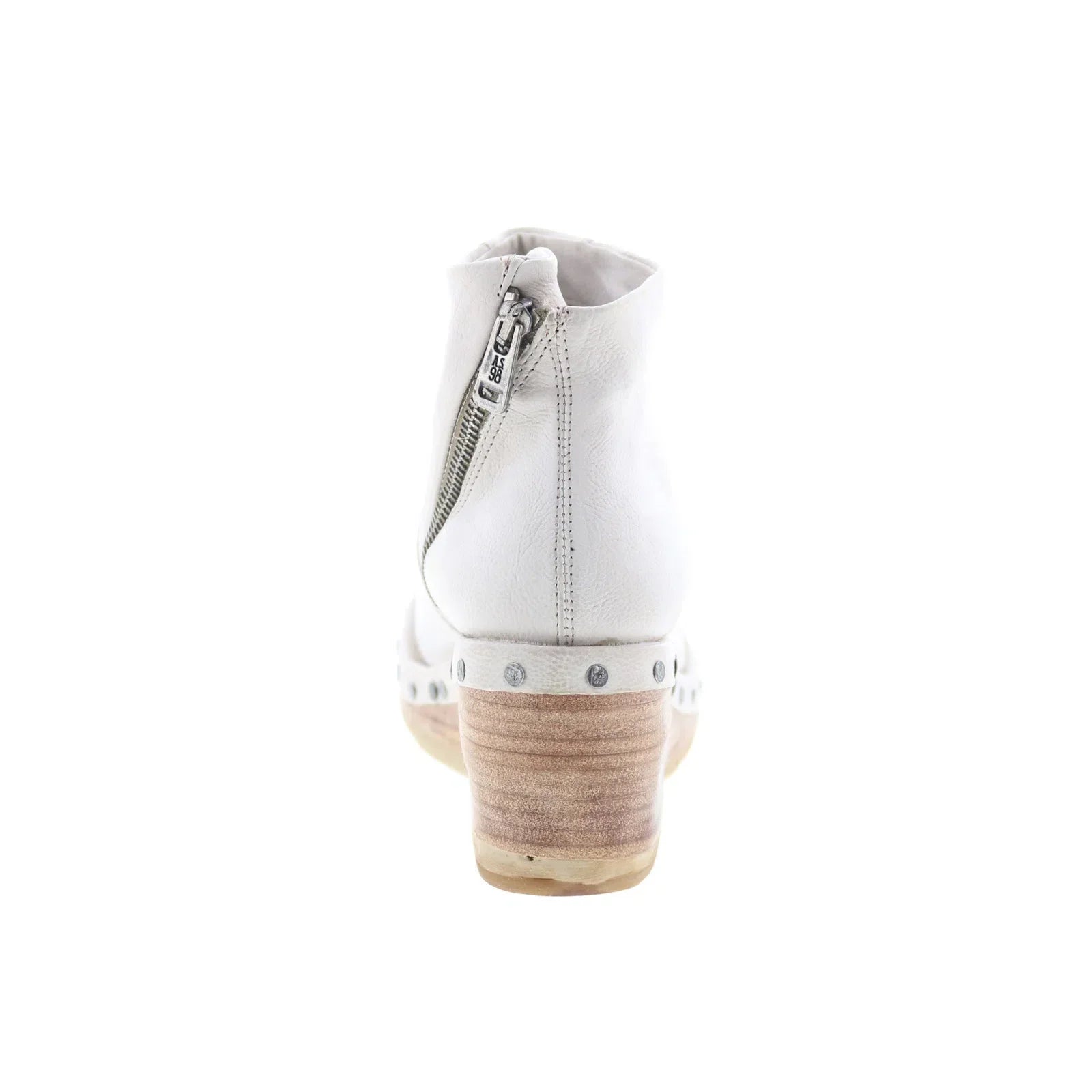Savina 523206-701-6916 Womens White Leather Casual Dress Boots