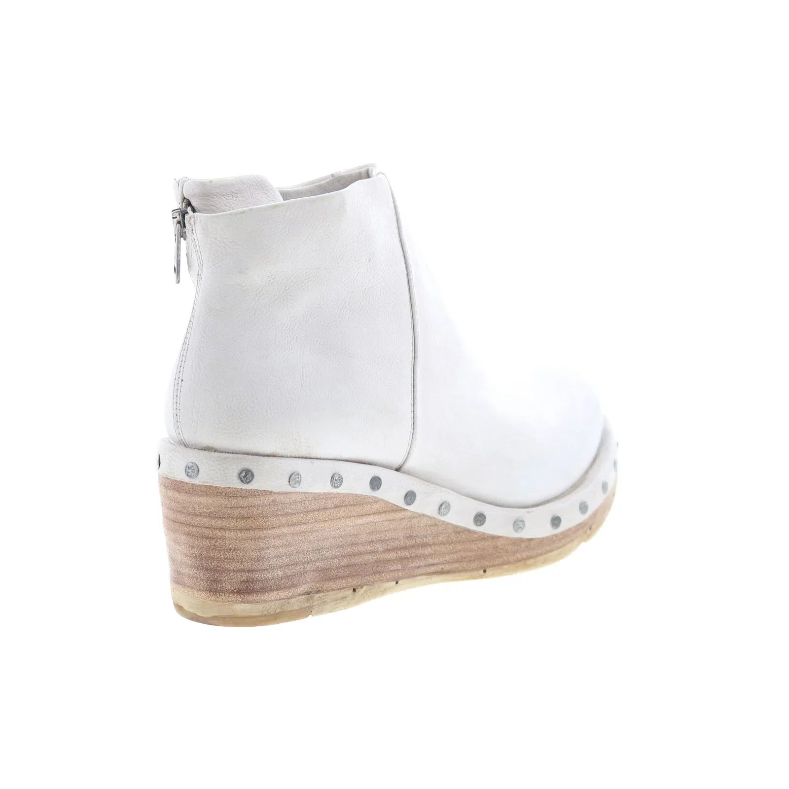 Savina 523206-701-6916 Womens White Leather Casual Dress Boots
