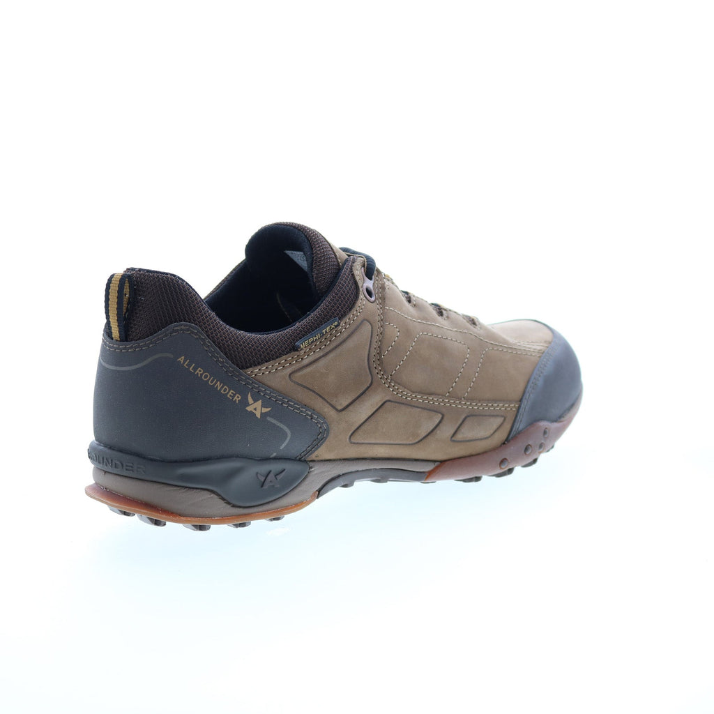 Allrounder by Mephisto Talido Tex Mens Brown Nubuck Lifestyle Sneakers Shoes