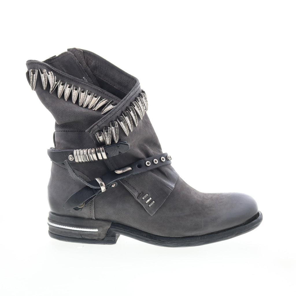 Torey Womens Black Leather Zipper Casual Dress Boots