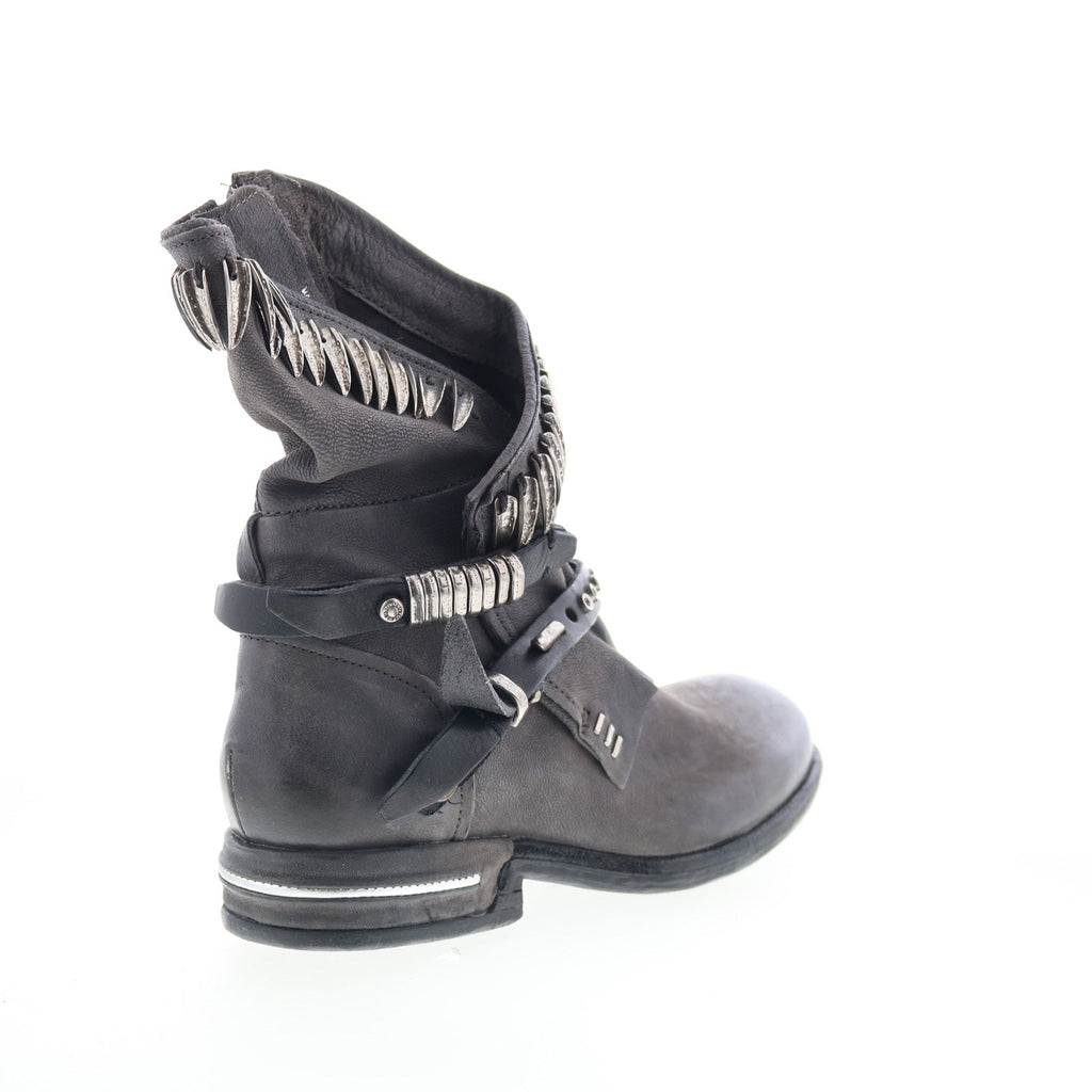 Torey Womens Black Leather Zipper Casual Dress Boots