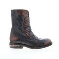 Traver Womens Brown Leather Zipper Casual Dress Boots
