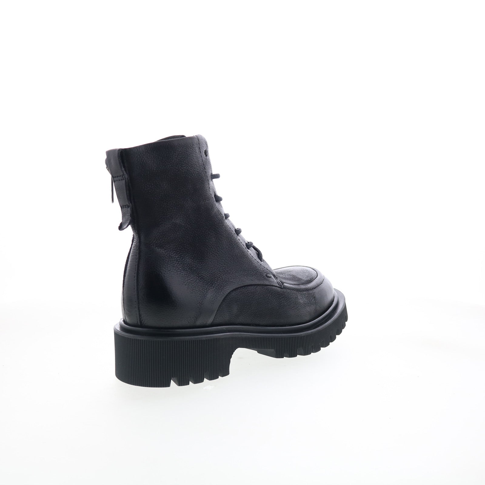 Truett Womens Black Leather Zipper Casual Dress Boots