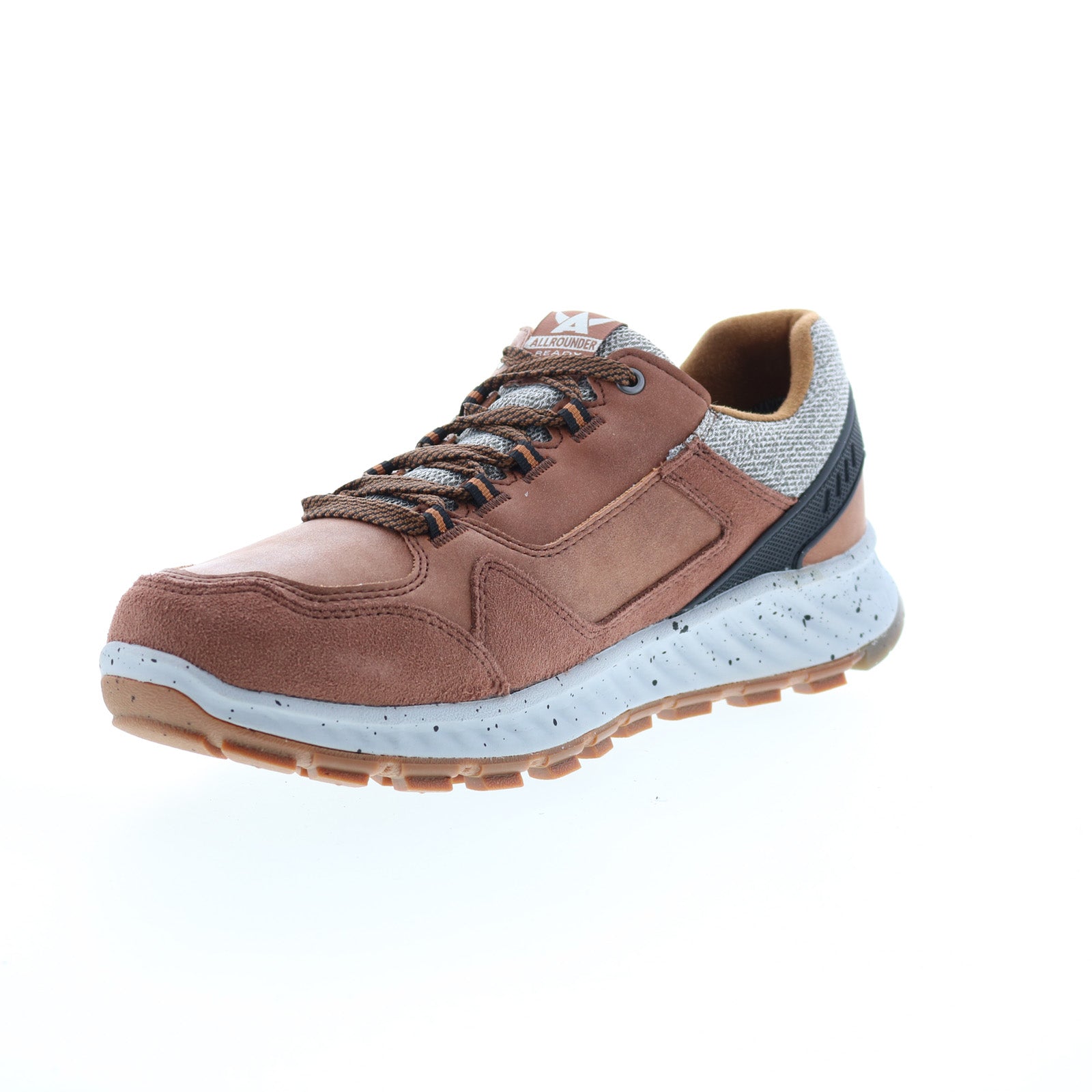 Allrounder by Mephisto Utano Tex Mens Brown Suede Lifestyle Sneakers Shoes