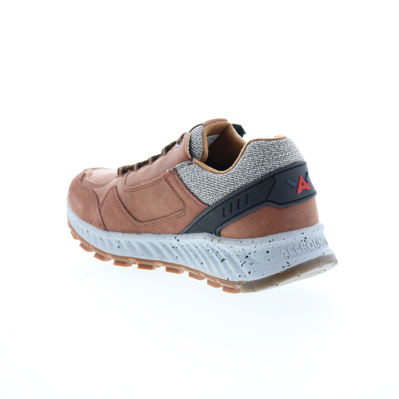 Allrounder by Mephisto Utano Tex Mens Brown Suede Lifestyle Sneakers Shoes