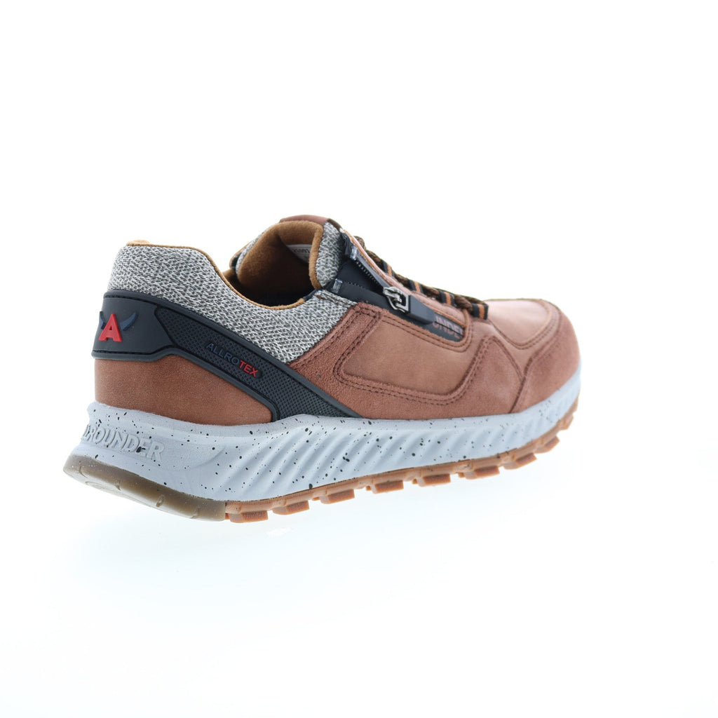 Allrounder by Mephisto Utano Tex Mens Brown Suede Lifestyle Sneakers Shoes