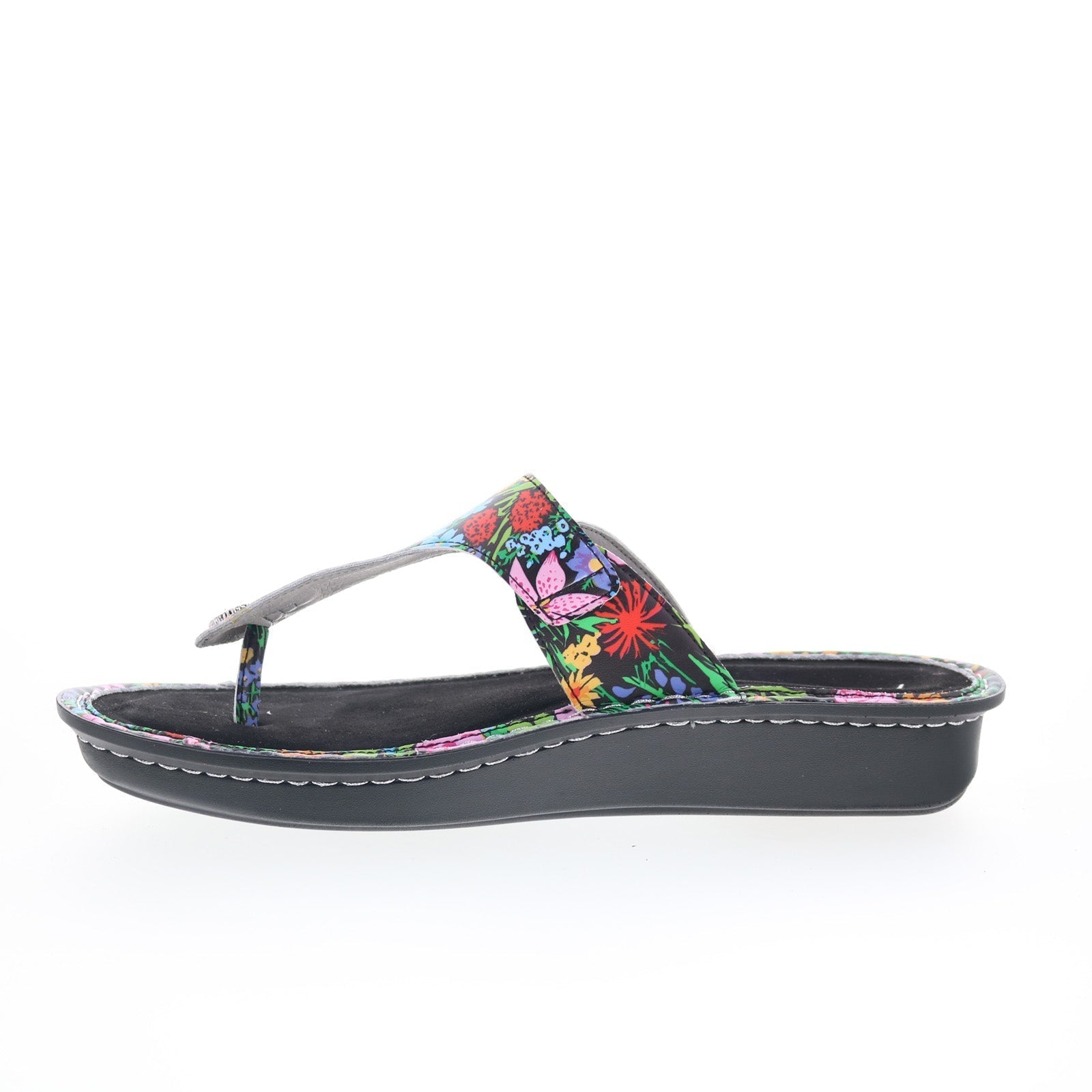 Alegria Vella Sweet Emotions VEL-7411 Womens Black Flip-Flops Sandals Shoes