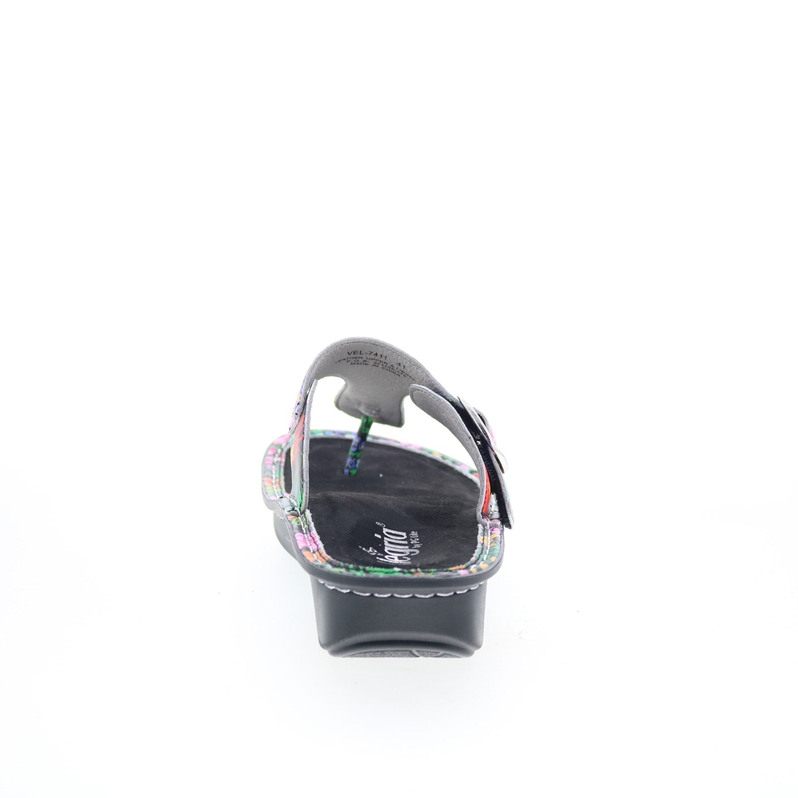 Alegria Vella Sweet Emotions VEL-7411 Womens Black Flip-Flops Sandals Shoes