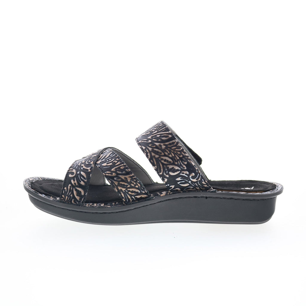 Alegria Victoriah Show Boat VIC-6110 Womens Black Slides Sandals Shoes