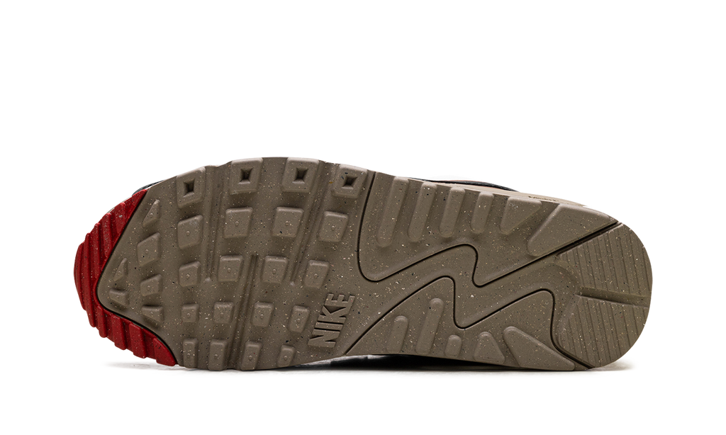 Air Max 90 WMNS "Phantom Black Fire Red Light British Tan" DH8010 005